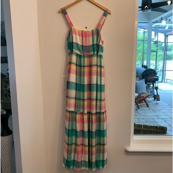 Loft Tiered Pocket Maxi Strappy Sun Dress - Picture 3 of 9